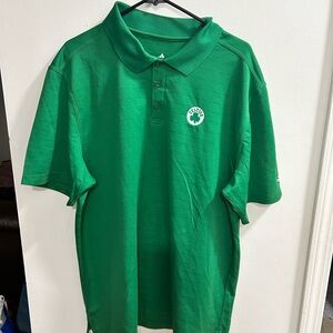 Adidas Men’s Climalite Green Polo Shirt with Celtic‎ emblem size XL